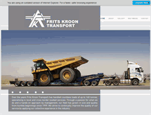 Tablet Screenshot of fkt.co.za